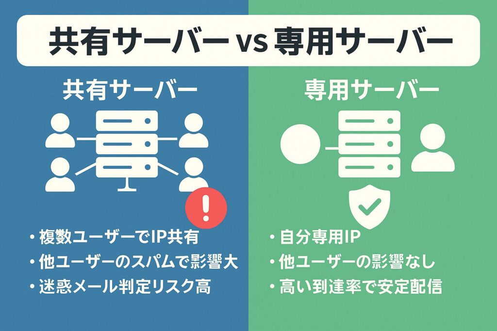 共有サーバーのリスク