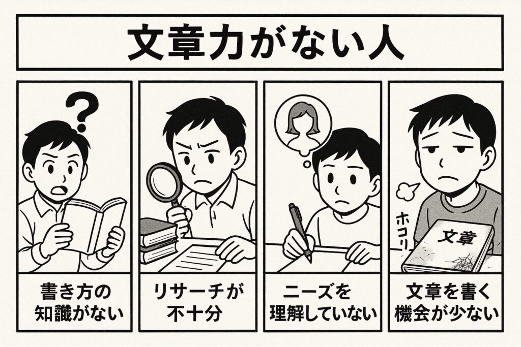 文章力がない人の特徴