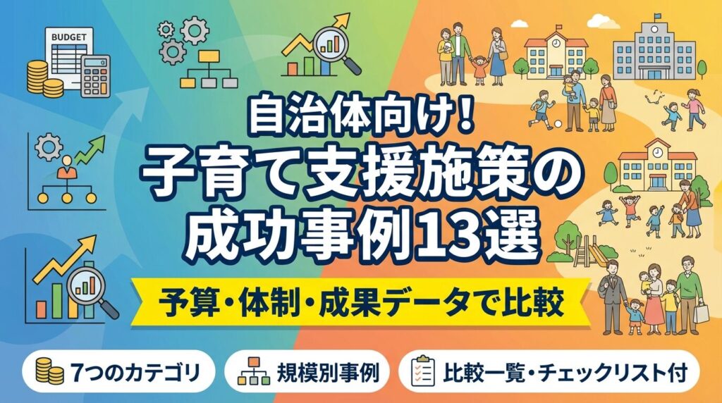 子育て支援施策の成功事例13選
