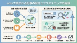 noteで読まれる記事はこう書く！アクセスの増やし方にもコツがある